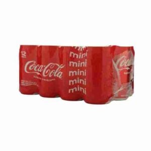 Mini Cans x 12 - Regular Coca Cola