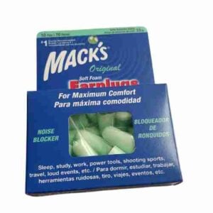 Safe Sound Foam Earplugs 10 Pairs Macks
