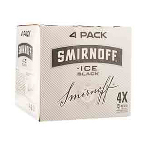 Pack de 4 - Smirnoff Ice Black - 250 ml