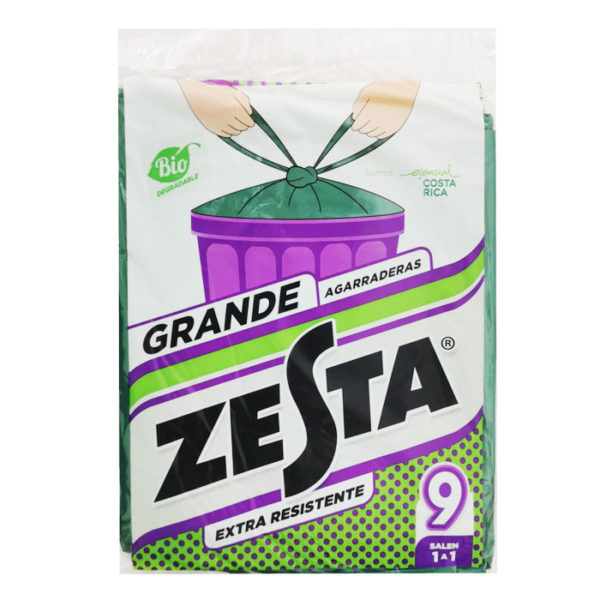 Bolsa Zesta Biodegradable GRANDE - 9 und