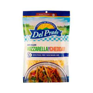Cheddar and Mozarella Cheese - Del Prado - 227 g