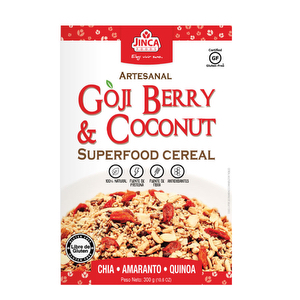 Cereal Goji Berry & Coconut 300 grs - Jinca
