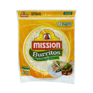 Mission Wraps x 10 - Burritos - XL