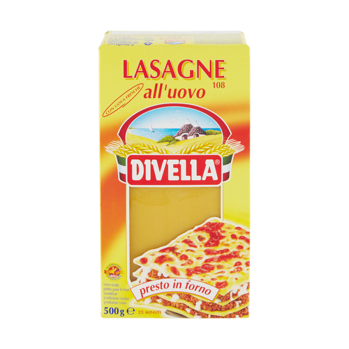 Divella Lasagne all'uovo - 500 grs