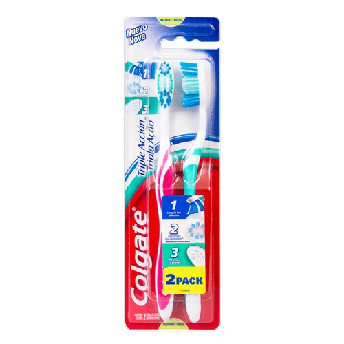 Cepillo de dientes 2 pack Colgate - Medio
