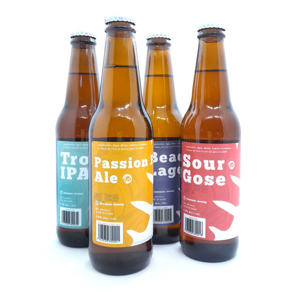 4 Pack Papagayo Brewing - Tropical IPA, Passion Fruit Ale, Sour Gose, Beach Lager