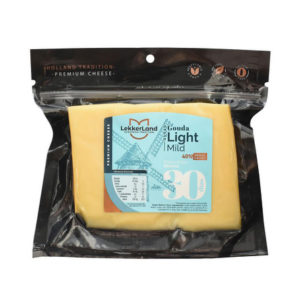 Gouda Light Mild Cheese - LekkeLand - 200 g