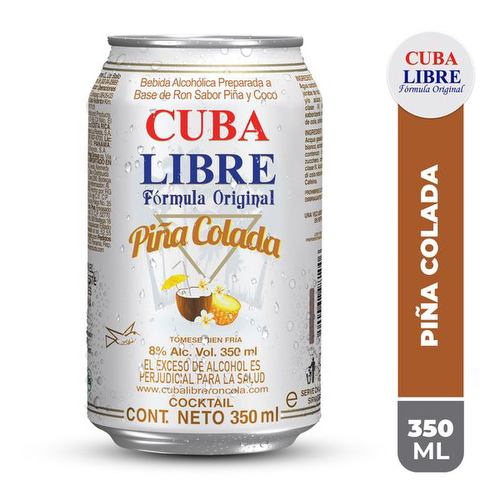 Lata Cuba Libre Piña Colada - 350 ml