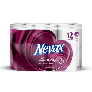 Papel Higienico NEVAX x 12 rollos