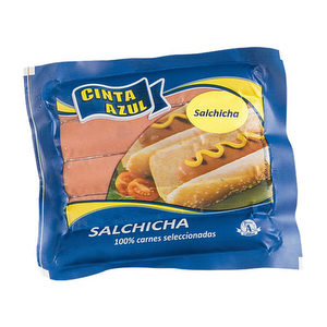 Salchicha Ahumada Hot Dog x 10 unid  - Cinta Azul