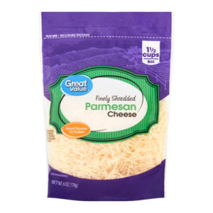 Parmesan Cheese 170 grs - Great Value