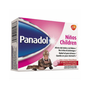 Panadol Niños 20 tabletas