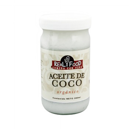 Aceite de Coco Virgen - Real Food  - 200 grs
