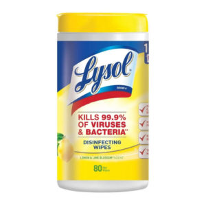 Toallitas desinfectantes para superficies Citrus - Lysol - 80 unid