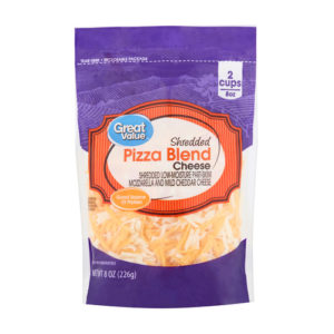 Shredded Pizza Blend Cheese (Mozzarella, Cheedar) -Great Value 226 grs.