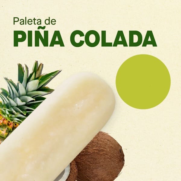 Helado Piña Colada - Ticoleta