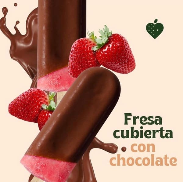 Helado Choco Fresa - Ticoleta