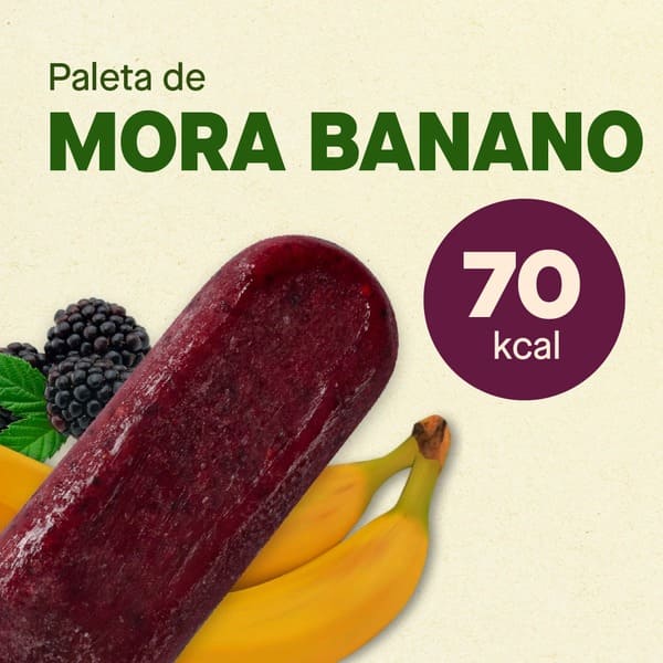 Helado Mora Banano - Ticoleta
