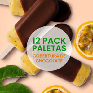 Pack Surtido 12 Paletas con Cobertura de Chocolate - Ticoleta