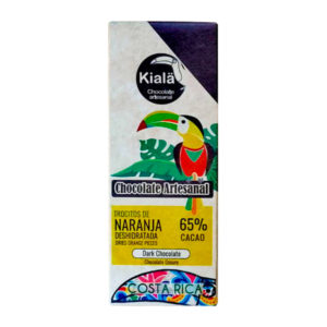 Chocolate Oscuro 65% con Naranja - Kiala