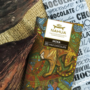 Milk chocolate 39% MOKA - 50 grs - Nahua