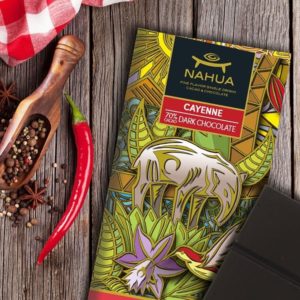 Dark chocolate 70% CAYENNE- 50 grs - Nahua
