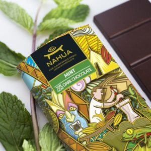 Dark chocolate 70% MINT- 50 grs - Nahua