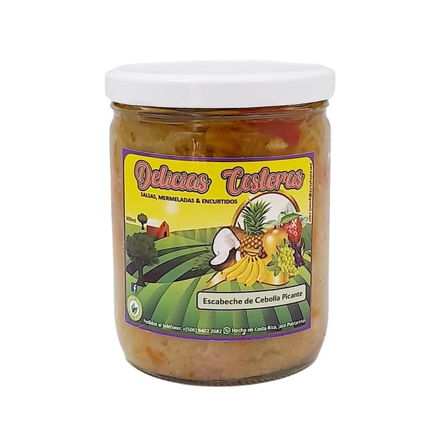 Escabeche de Cebolla picante - 500 grs - Delicias Costeras