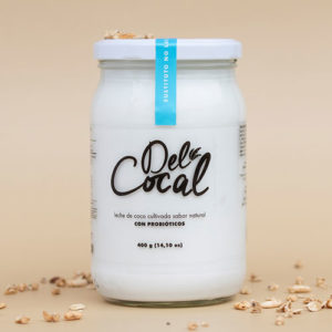 Yogurt Vegano de leche de coco - 400 grs -  Del Cocal