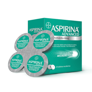 Aspirin Advance 500mg x 4 tablets