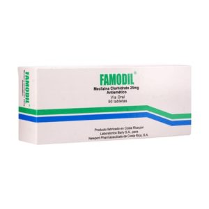 Famodil 25mg (meclizine) x 1 tablet