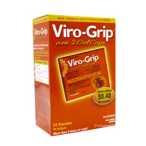 VIRO-GRIP DIA (Acetaminophen-Dextromethorphan-Phenylephrine) x 1 sachet