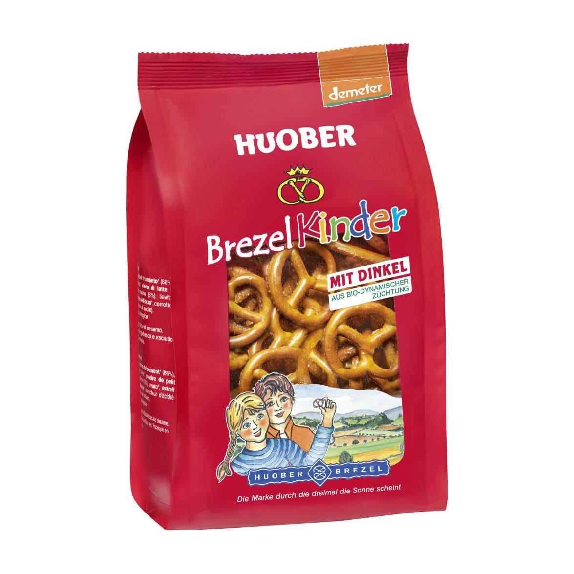 Pretzel Mini Con Sal Brezzel Kinder - Huober  - 125 grs