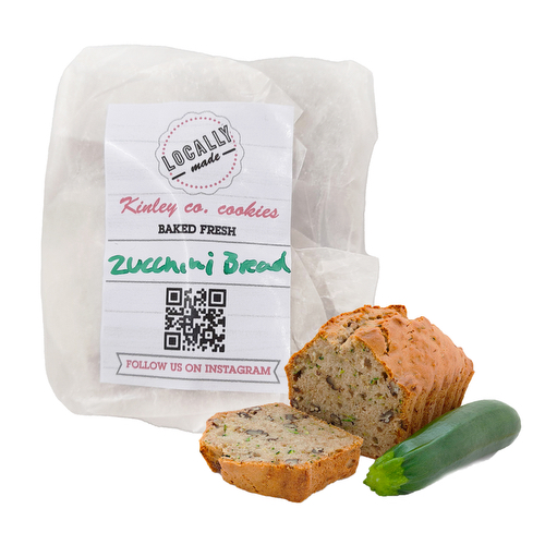 Pan de Zuchini con chocochips x 4 porciones - Kinley Co