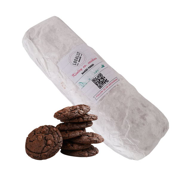 Masa para hacer galletas con doble chocolate (hornear 10 min a 350) - Kinley Co