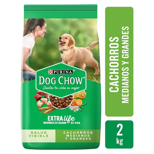 Alimento Seco Purina Dog Chow Medianos y Grandes CACHORRO - 2 kg