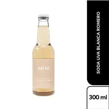 Gaseosa Uva Blanca Hatsu - 300 ml