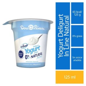 Yogurt In Line 0% NATURAL Dos Pinos - 125 gr