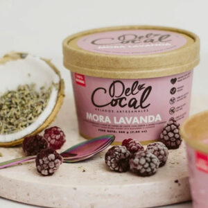Vegan Blackberry Lavender Ice Cream - 200 gr - Del Cocal