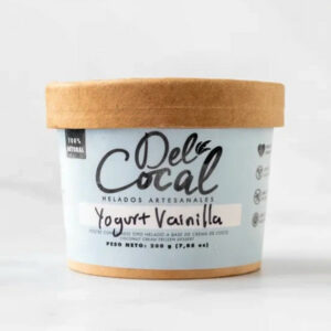 Vegan Vanilla Yogurt Ice Cream - 200 gr - Del Cocal