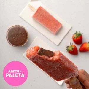 Strawberry filled with Nutella x 1 - Amor en Paleta