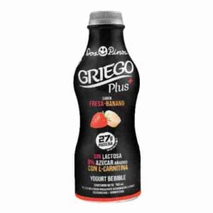 Drinkable strawberry banana greek yogurt  Dos Pinos - 750ml