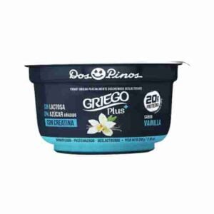 Dos Pinos Vanilla Greek Yogurt Plus - 200 gr