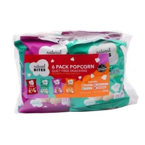 Natural Bites popcorn sixpack 260g